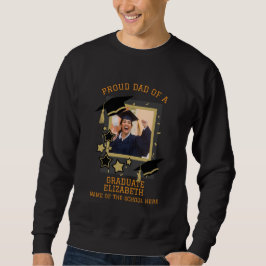 Personalisierter Vater eines Graduate Foto Sweatshirt