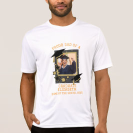 Personalisierter Vater eines Graduate Foto T-Shirt