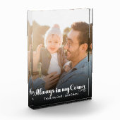 Personalisierter Vater-Foto-Block Fotoblock (Links)