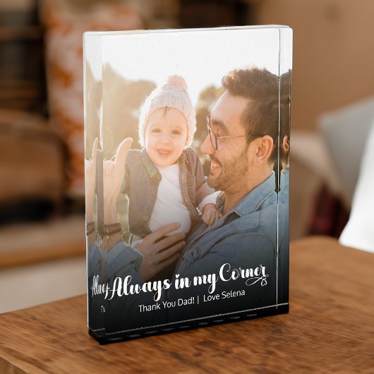 Personalisierter Vater-Foto-Block Fotoblock