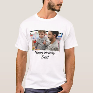 Personalisierter Vater Foto T-Shirt