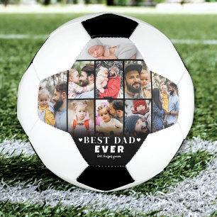 Personalisierter Vater FotoCollage Fußball