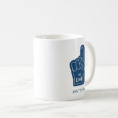 Personalisierter Vater Geburtstag Keepake Kaffeetasse (VorderseiteRechts)