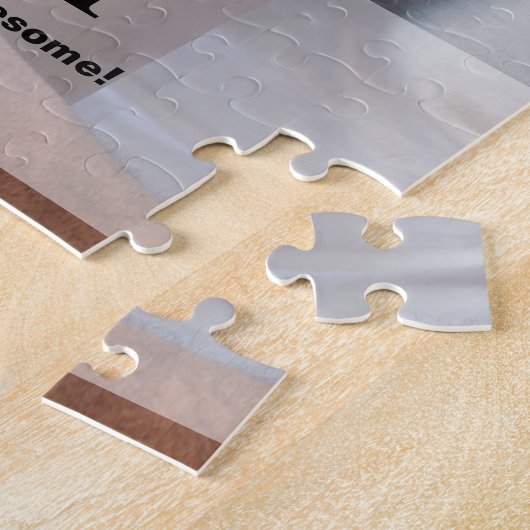 Personalisierter Vater Geschenk Idee Daddy Foto Puzzle (Seite)