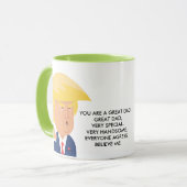 Personalisierter Vater Geschenke Funny Vater Gesch Tasse (Vorderseite Links)