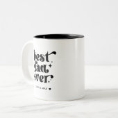 Personalisierter Vater Kaffee Tasse mit Kindername (Vorderseite Links)