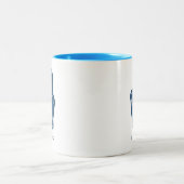 Personalisierter Vater Keepake Zweifarbige Tasse (Mittel)