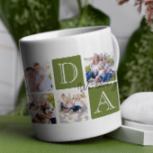Personalisierter Vater Liebe 7 FotoCollage Kaffeetasse