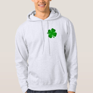 Personalisierter Vater Mama Irish Green Kleeblatt Hoodie