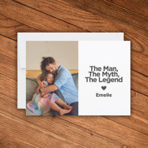 Personalisierter Vater mit einfachem und süßem Ang