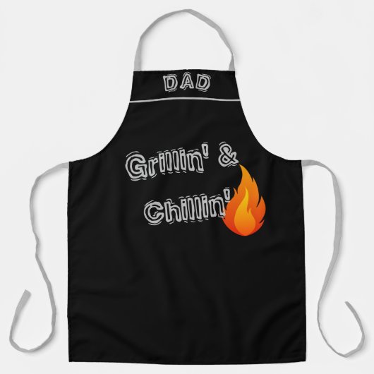 Personalisierter Vater Tag Ultimate GRILLEN Grill Schürze (Vorderseite)
