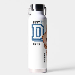 Personalisierter VATER und Kinderfaustschlag Trinkflasche