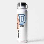 Personalisierter VATER und Kinderfaustschlag Trinkflasche (Rückseite)