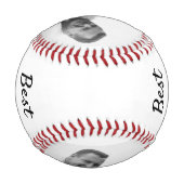 Personalisierter Vater und Sohn Beste Baseball-Bud Baseball (Rückseite)