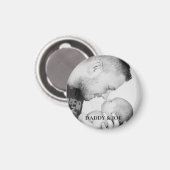 Personalisierter Vater und Sohn Foto Magnet (Vorderseite/Rückseite)