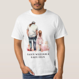 Personalisierter Vater und Töchter (10) T-Shirt
