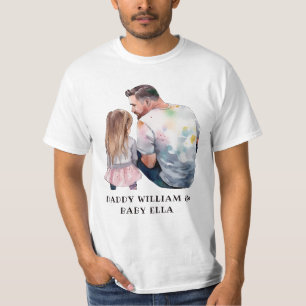 Personalisierter Vater und Töchter (11) T-Shirt