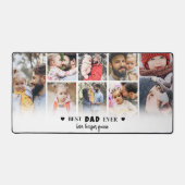 Personalisierter Vater Vater FotoCollage Schreibtischunterlage (Vorderseite)
