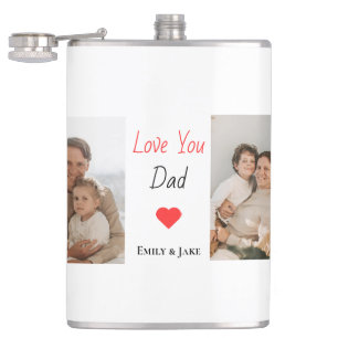 Personalisierter Vater   Vatertagsgeschenke Flachmann