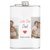 Personalisierter Vater | Vatertagsgeschenke Flachmann (Vorderseite)