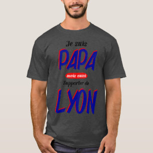 personalisierter Vater von Lyonnais T-Shirt