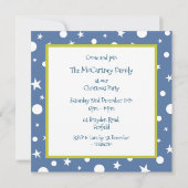 Personalisierter Vater Weihnachts-Weihnachtsmann-F Einladung (Rückseite)