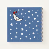 Personalisierter Vater Weihnachts-Weihnachtsmann-F Notizblock (Rückseite)