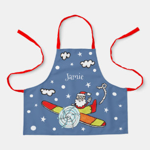 Personalisierter Vater Weihnachts-Weihnachtsmann-F Schürze