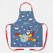 Personalisierter Vater Weihnachts-Weihnachtsmann-F Schürze (Vorderseite)