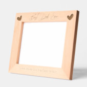 Personalisierter Vater's Day Custom Gift für Papa Geätzte Rahmen (Links)