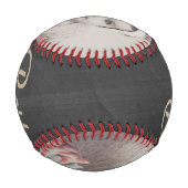 Personalisierter Vatertag Baseball (Rückseite)