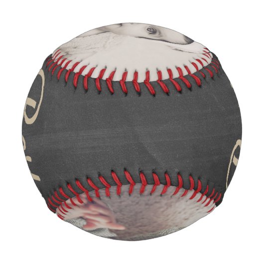 Personalisierter Vatertag Baseball (Rückseite)