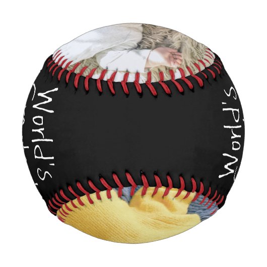 Personalisierter Vatertag Baseball (Rückseite)