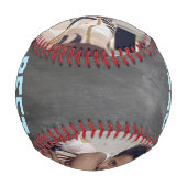 Personalisierter Vatertag Baseball (Rückseite)