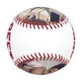 Personalisierter Vatertag Baseball (Rückseite)