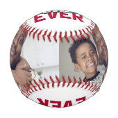 Personalisierter Vatertag Baseball (Vorderseite)