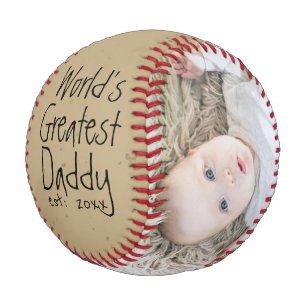 Personalisierter Vatertag Baseball