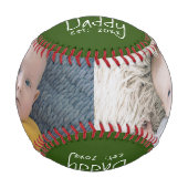 Personalisierter Vatertag Baseball (Vorderseite)