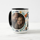 Personalisierter Vatertag-Becher mit Foto Tasse (Vorderseite Links)