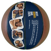 Personalisierter Vatertag Bester Bonus Vater je Basketball (Vertikal)