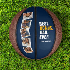 Personalisierter Vatertag Bester Bonus Vater je Mini Basketball