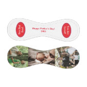 Personalisierter Vatertag Drei-Foto-Baseball Baseball (Paneele)