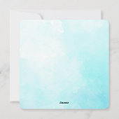 Personalisierter Vatertag Feiertagskarte (Rückseite)