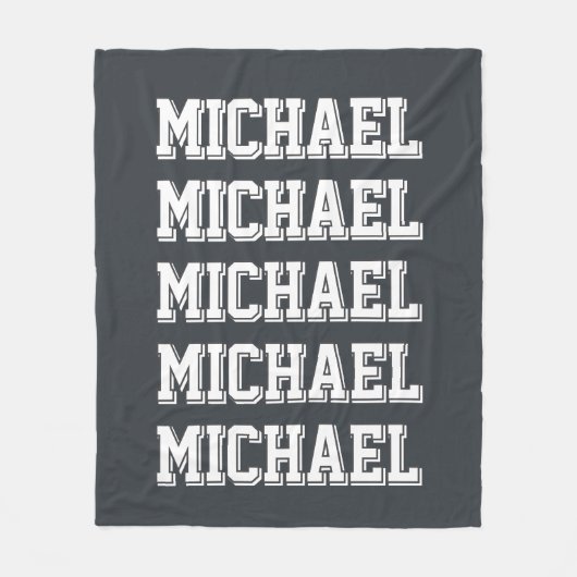 Personalisierter Vatertag Fleecedecke (Vorderseite)