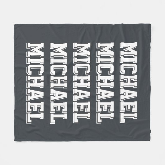 Personalisierter Vatertag Fleecedecke (Vorderseite (Horizontal))