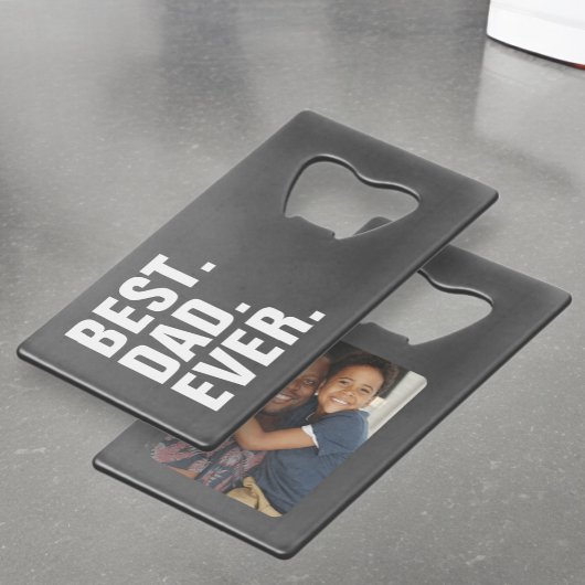 Personalisierter Vatertag Foto Geschenk Bester Vat Geldbeutel Flaschenöffner