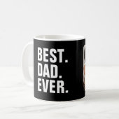 Personalisierter Vatertag Foto Geschenk Bester Vat Kaffeetasse (Vorderseite Links)