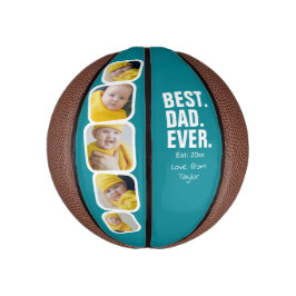 Personalisierter Vatertag Foto Geschenk Bester Vat Mini Basketball
