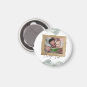 Personalisierter Vatertag-Fotomagnet Magnet (Vorderseite/Rückseite)