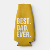 Personalisierter Vatertag Geschenk Bester Vater je Flaschenkühler (Vorderseite)